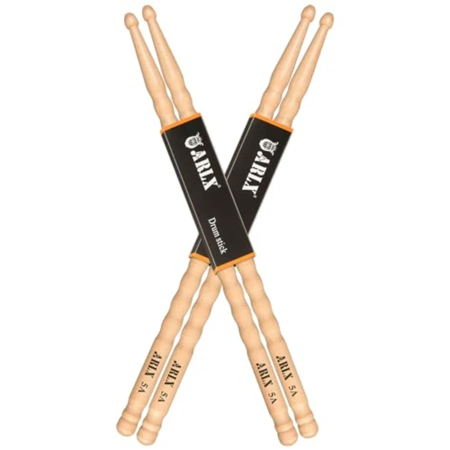 Drum Sticks 2 Pair Maple Wood Drumsticks Non-slip Wave Design for Drums
Drum Sticks 2 Pair Maple Wood Drumsticks Non-slip Wave Design for Drums