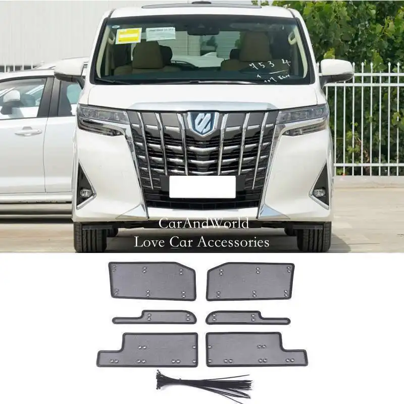 Stainless Middle Grille Insert Screening Net Protecte Guard Mesh Trims Cover Car Accessory For Toyota Alphard Vellfire 2019-2025
Stainless Middle Grille Insert Screening Net Protecte Guard Mesh Trims Cover Car Accessory For Toyota Alphard Vellfire 2019-2025