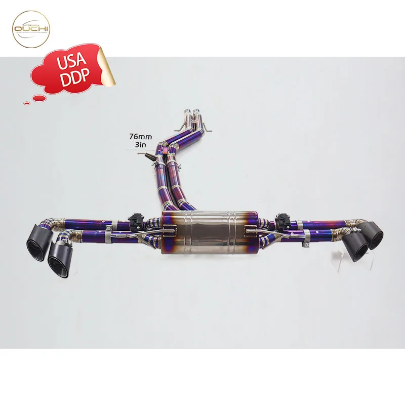 OUCHI Exhaust Catback для Lamborghini URUS 4.0T Титановый запеченный фиолетовый глушитель с наконечниками, установка без потерь
OUCHI Exhaust Catback для Lamborghini URUS 4.0T Титановый запеченный фиолетовый глушитель с наконечниками, установка без потерь