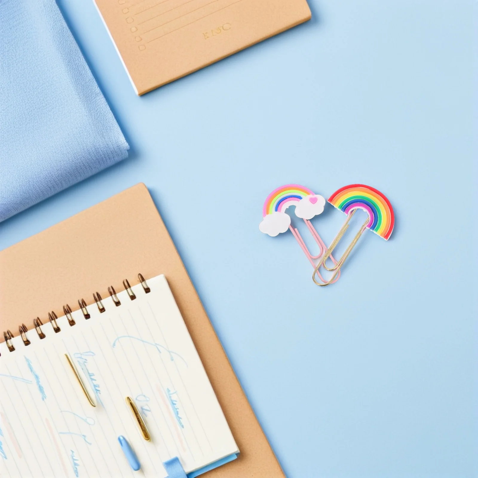 20pcs Rainbow Shape Paper Colored Bookmarks Clips Creative Office Supplies Multi-Use Decorative File Clips Plastic Stationery
20pcs Rainbow Shape Paper Colored Bookmarks Clips Creative Office Supplies Multi-Use Decorative File Clips Plastic Stationery
