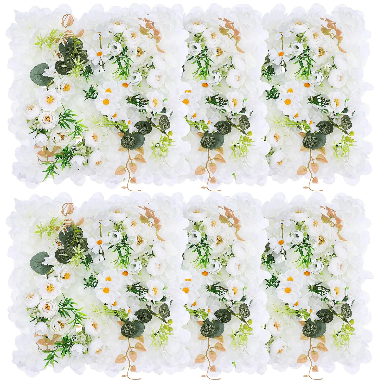 6 Pcs Flower Wall Decoration Artificial Silk Faux Arrangement Wedding Backdrop Home Decor Spring Floral Aisle Layout
6 Pcs Flower Wall Decoration Artificial Silk Faux Arrangement Wedding Backdrop Home Decor Spring Floral Aisle Layout