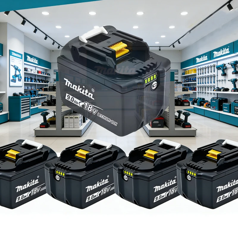 Original Makita 18V 9.0Ah Li-ion Battery, Replacement for BL1840 BL1850B BL1830B , Perfect for All 18V Makita Tools
Original Makita 18V 9.0Ah Li-ion Battery, Replacement for BL1840 BL1850B BL1830B , Perfect for All 18V Makita Tools