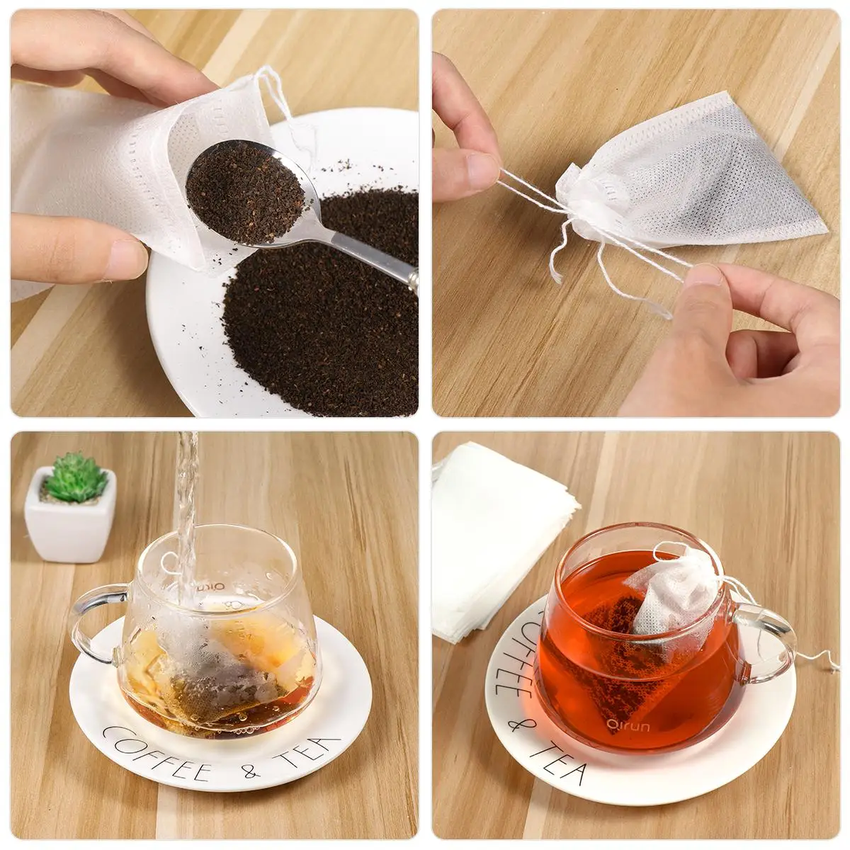 Eco-friendly Non-woven Bags Drawstring Filter Bags for Loose Leaf Tea Herbal Powder Reusable Remove Portable Tea
Eco-friendly Non-woven Bags Drawstring Filter Bags for Loose Leaf Tea Herbal Powder Reusable Remove Portable Tea