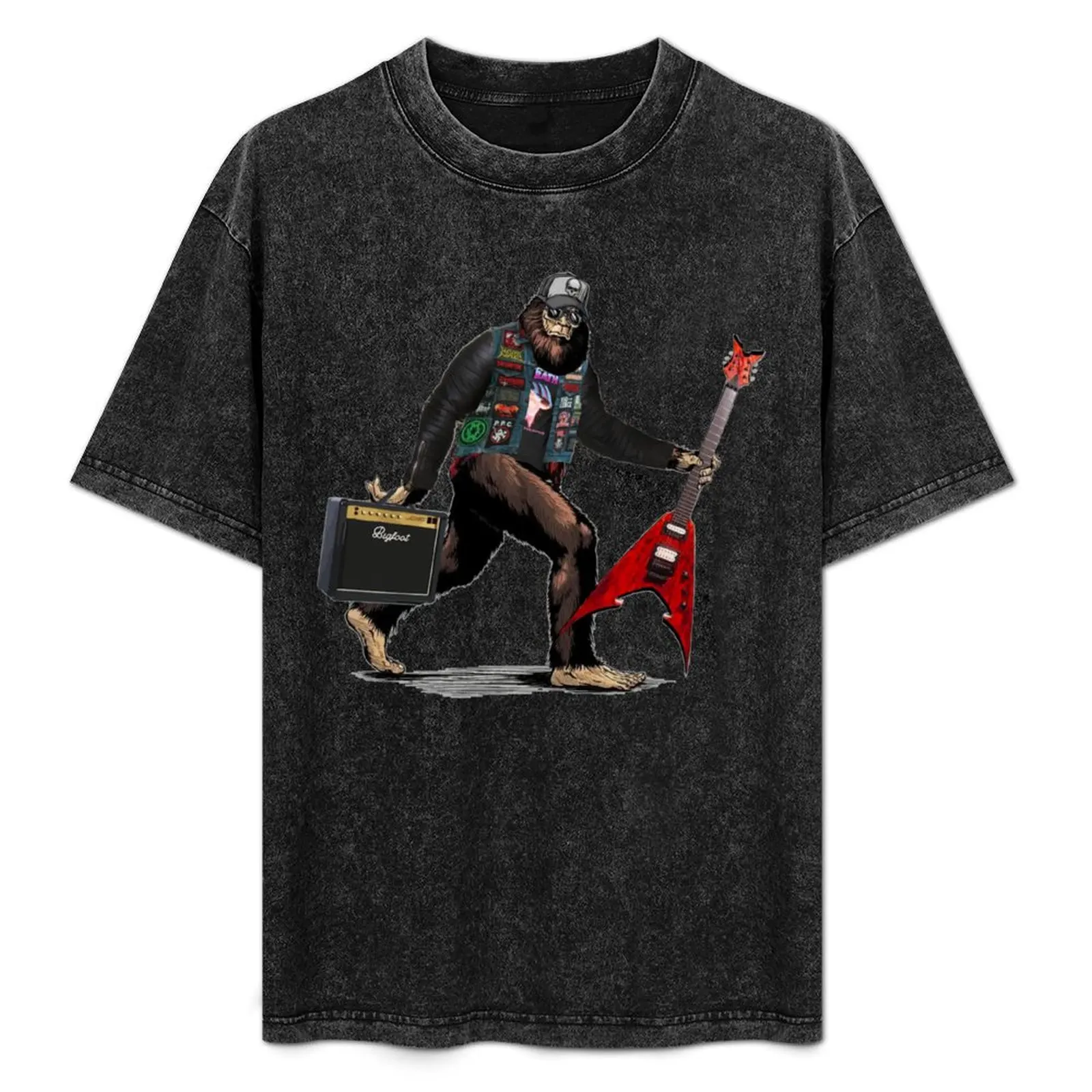 Heavy-Metal Bigfoot 2020 Edition Bigfoot Guitar Rocks! T-Shirt Classic Graphic Short Sleeve Top
Heavy-Metal Bigfoot 2020 Edition Bigfoot Guitar Rocks! T-Shirt Classic Graphic Short Sleeve Top