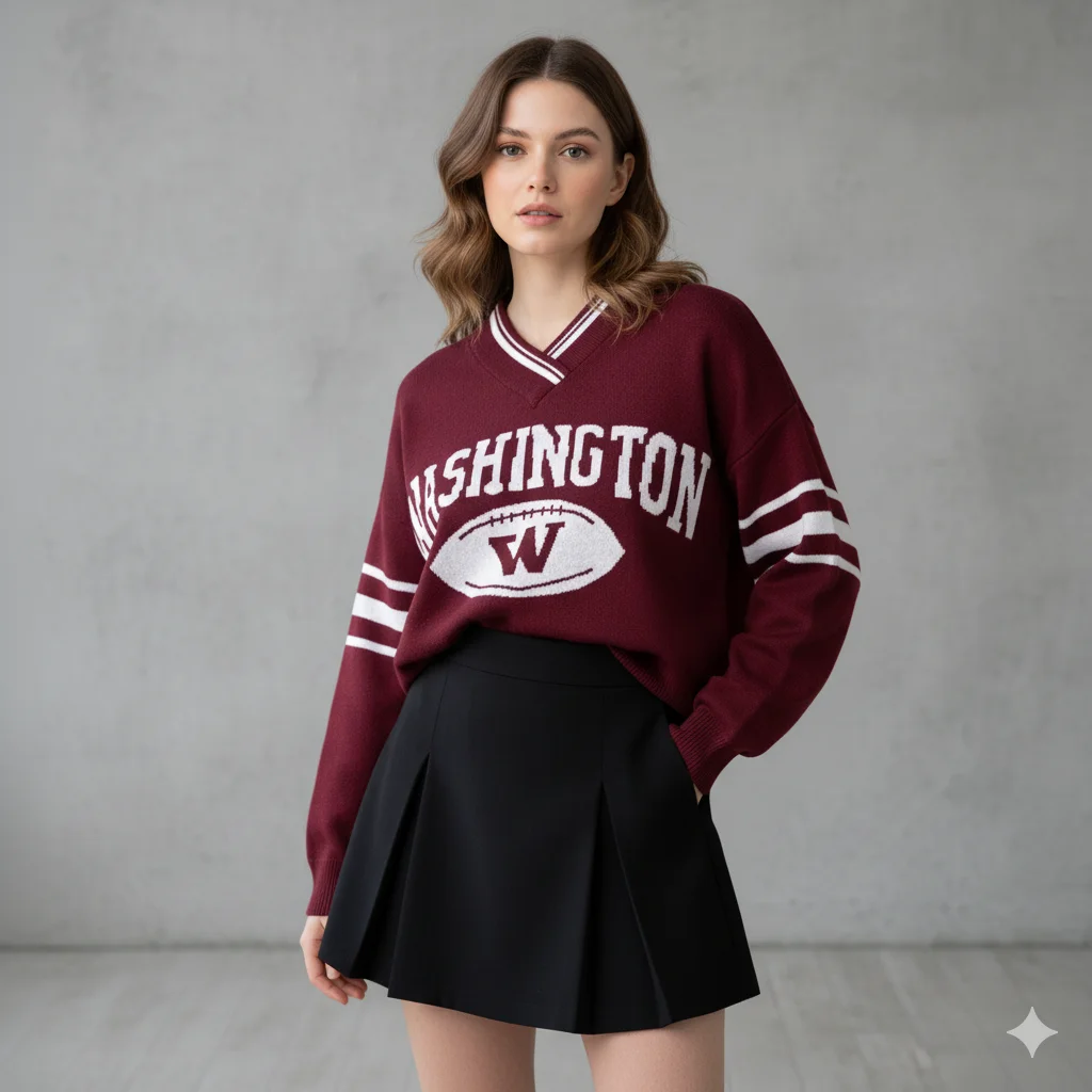 Fall/winter 2025 Women's Sweater Soft Warm Letter Printed Pullover Women's Clothes Long-sleeved Knitted Round Neck Rib Pullover
Fall/winter 2025 Women's Sweater Soft Warm Letter Printed Pullover Women's Clothes Long-sleeved Knitted Round Neck Rib Pullover