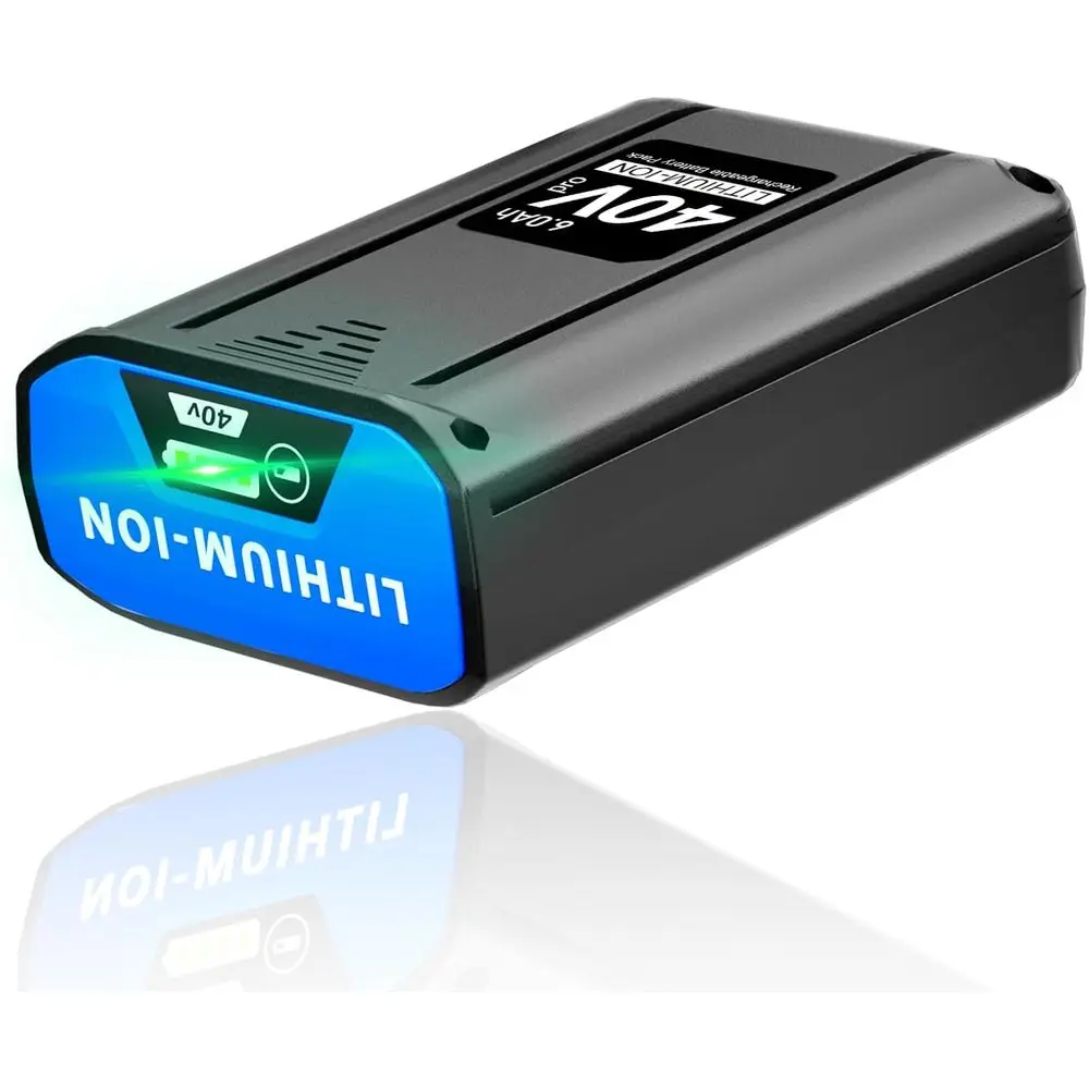 40V Rechargeable 6.0Ah Lithium Ion Battery for Power Tools
40V Rechargeable 6.0Ah Lithium Ion Battery for Power Tools