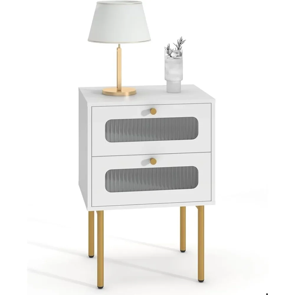 White Nightstand, Mid Century Modern Nightstand for Small Spaces, Small Nightstand with Drawers for Bedroom, Living Room
White Nightstand, Mid Century Modern Nightstand for Small Spaces, Small Nightstand with Drawers for Bedroom, Living Room