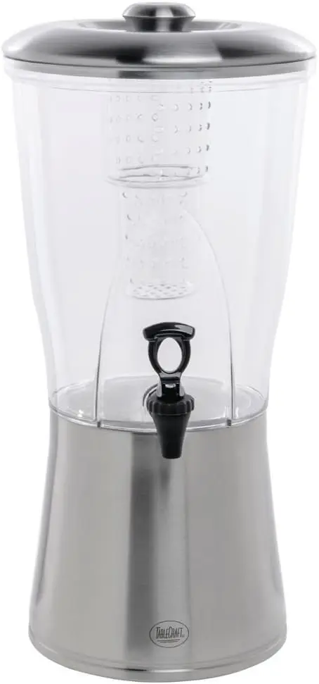 Silhouette 3.5 gal Tritan and Stainless Beverage Dispenser
Silhouette 3.5 gal Tritan and Stainless Beverage Dispenser