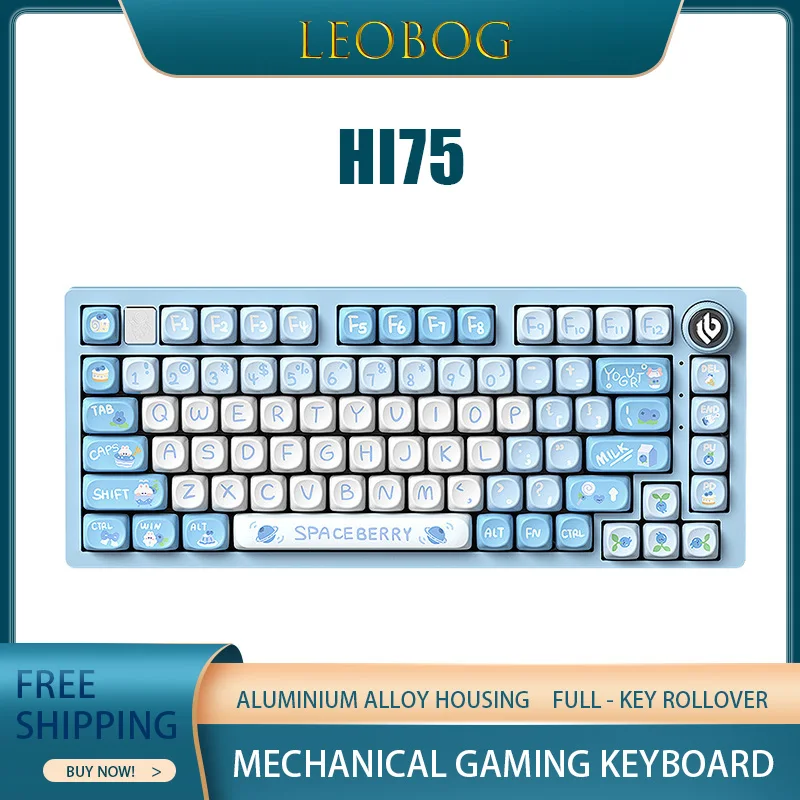 Игровая клавиатура Leobog Hi75, корпус из алюминиевого сплава, горячая замена, полноклавишная защита от ореолов, низкая задержка, RGB прокладка, структура, механическая
Игровая клавиатура Leobog Hi75, корпус из алюминиевого сплава, горячая замена, полноклавишная защита от ореолов, низкая задержка, RGB прокладка, структура, механическая