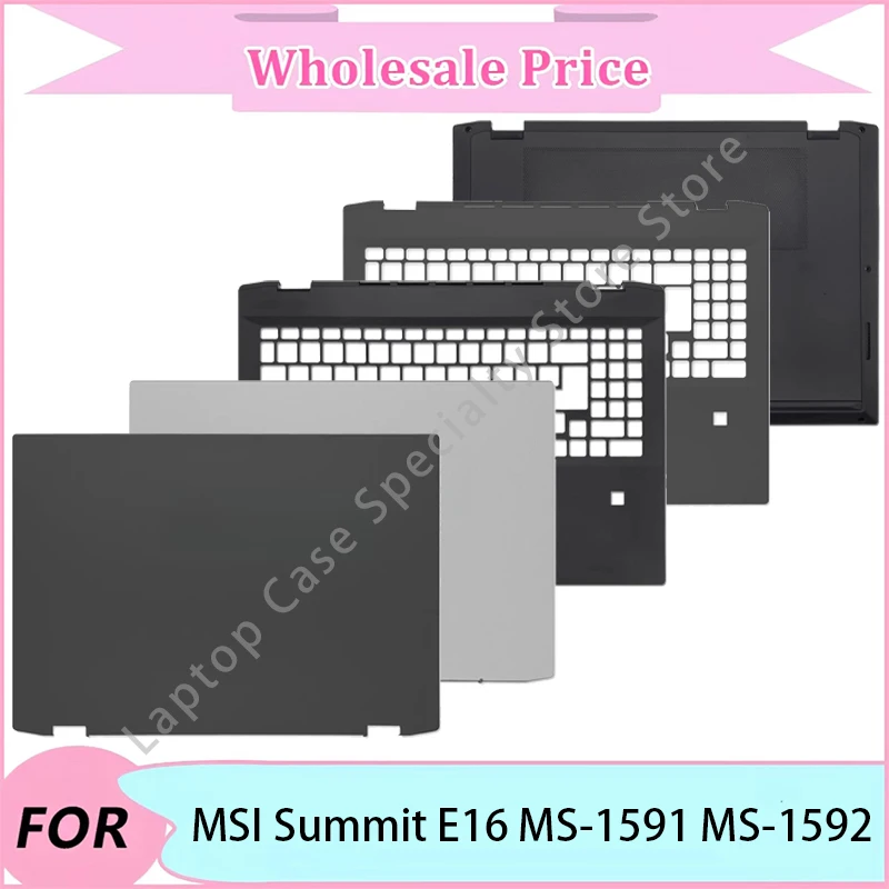 NEW For MSI Summit E16 MS-1591 MS-1592 Laptop LCD Back Cover/Front Bezel/Upper Palmrest/Bottom Case
NEW For MSI Summit E16 MS-1591 MS-1592 Laptop LCD Back Cover/Front Bezel/Upper Palmrest/Bottom Case
