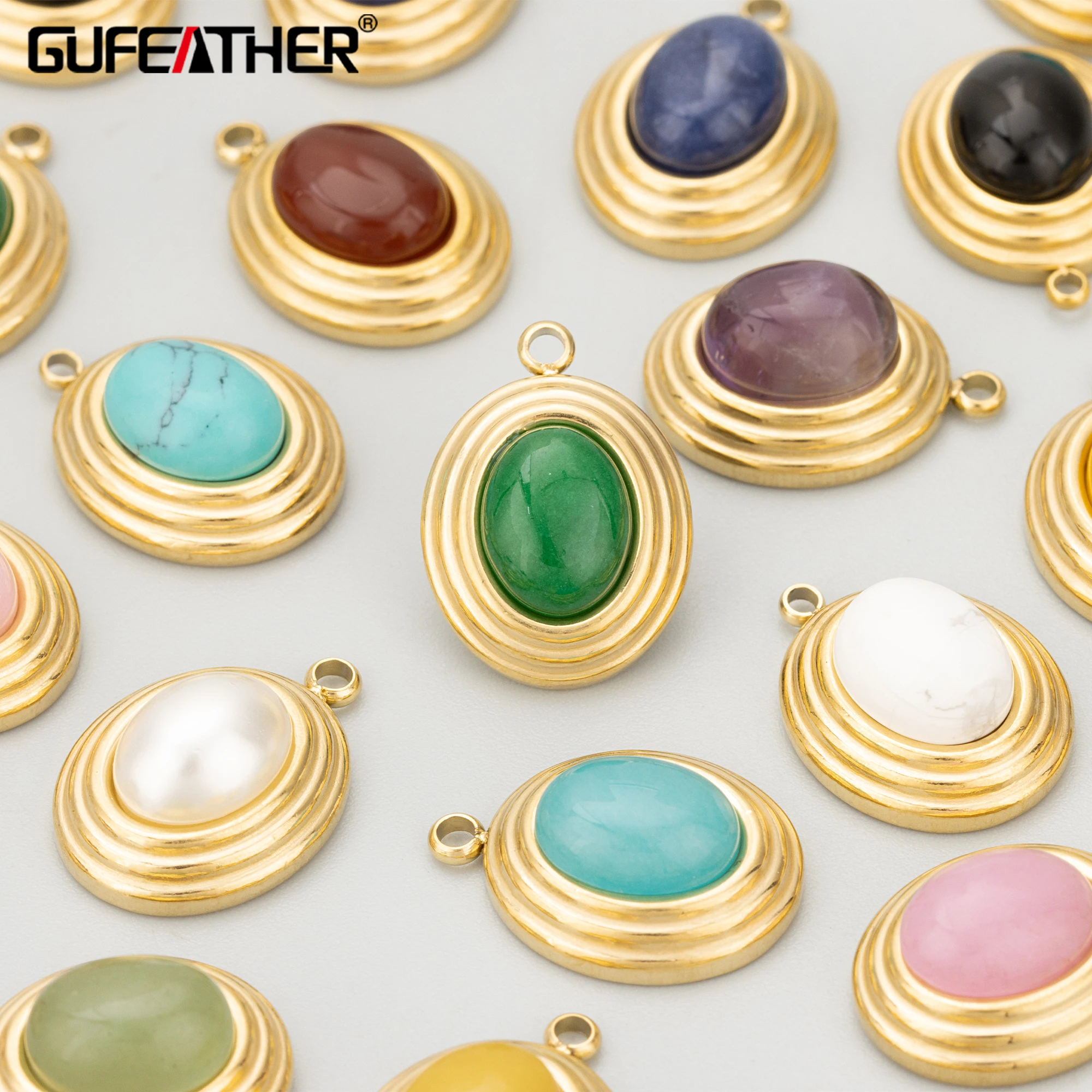 GUFEATHER MF51,jewelry accessories,316L stainless steel,natural stone,hand made,charms,jewelry making,diy pendants,2pcs/lot
GUFEATHER MF51,jewelry accessories,316L stainless steel,natural stone,hand made,charms,jewelry making,diy pendants,2pcs/lot