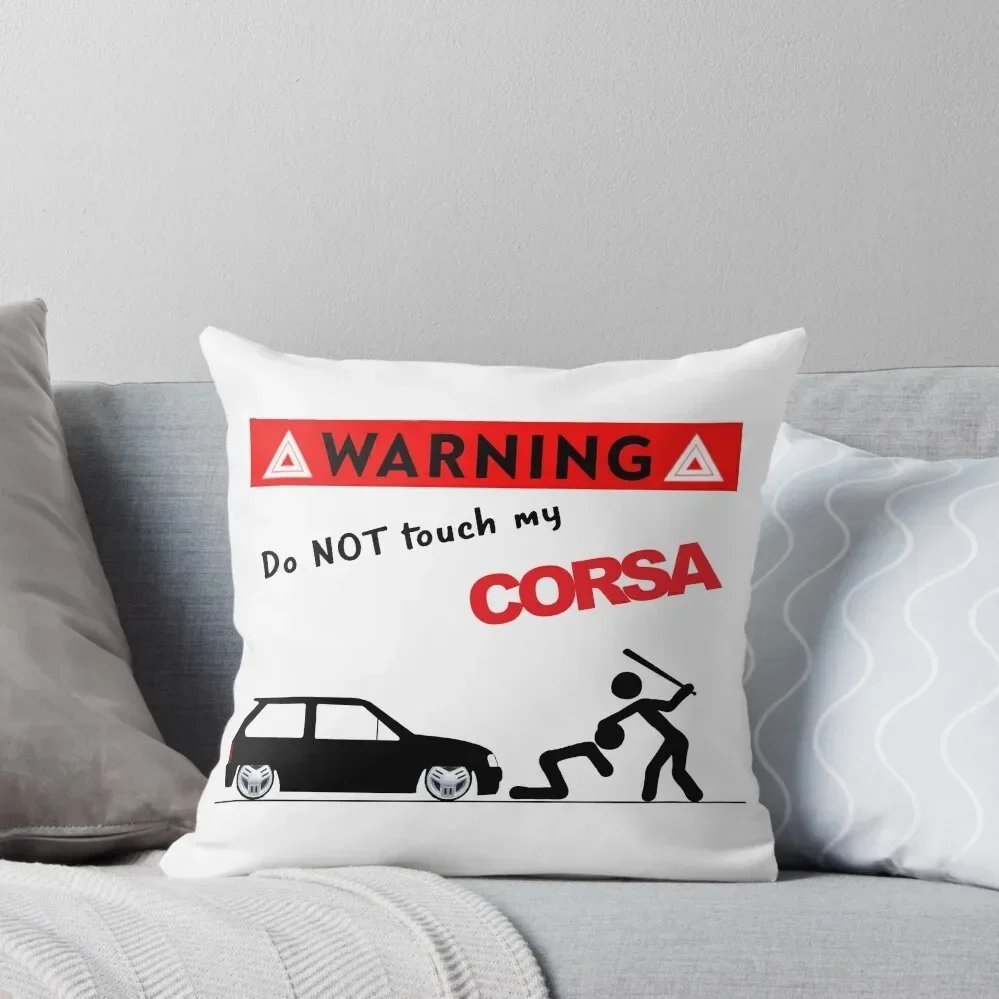 Do NOT touch my Corsa Warning Throw Pillow Sofa Pillow Cover Pillow Decor Decorative Cushion Cover Decorative Cushion
Do NOT touch my Corsa Warning Throw Pillow Sofa Pillow Cover Pillow Decor Decorative Cushion Cover Decorative Cushion