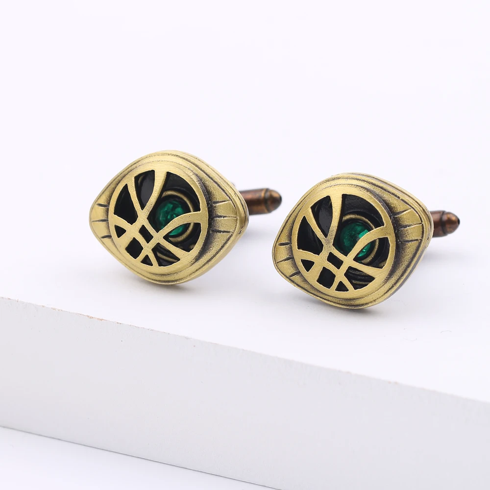 Avengers Doctor Strange Cufflinks Marvel Mystic Artifact Eye Of Agamotto Metal Cuff Links Men Business Wedding Accessories Gifts
Avengers Doctor Strange Cufflinks Marvel Mystic Artifact Eye Of Agamotto Metal Cuff Links Men Business Wedding Accessories Gifts