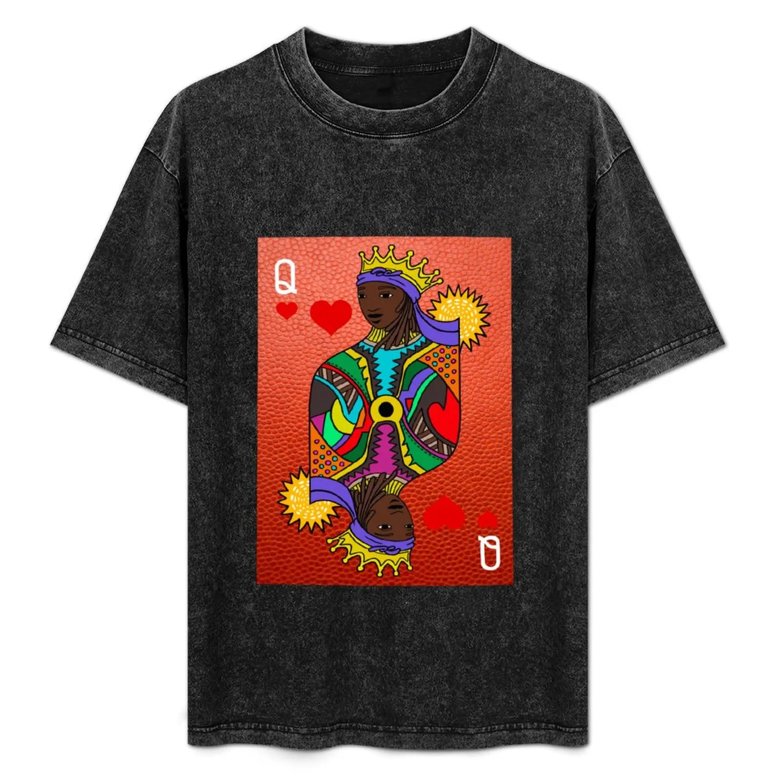 Black Queen of hearts playing card | Hand drawn artwork T-Shirt Holiday Party Tee Shirt
Black Queen of hearts playing card | Hand drawn artwork T-Shirt Holiday Party Tee Shirt