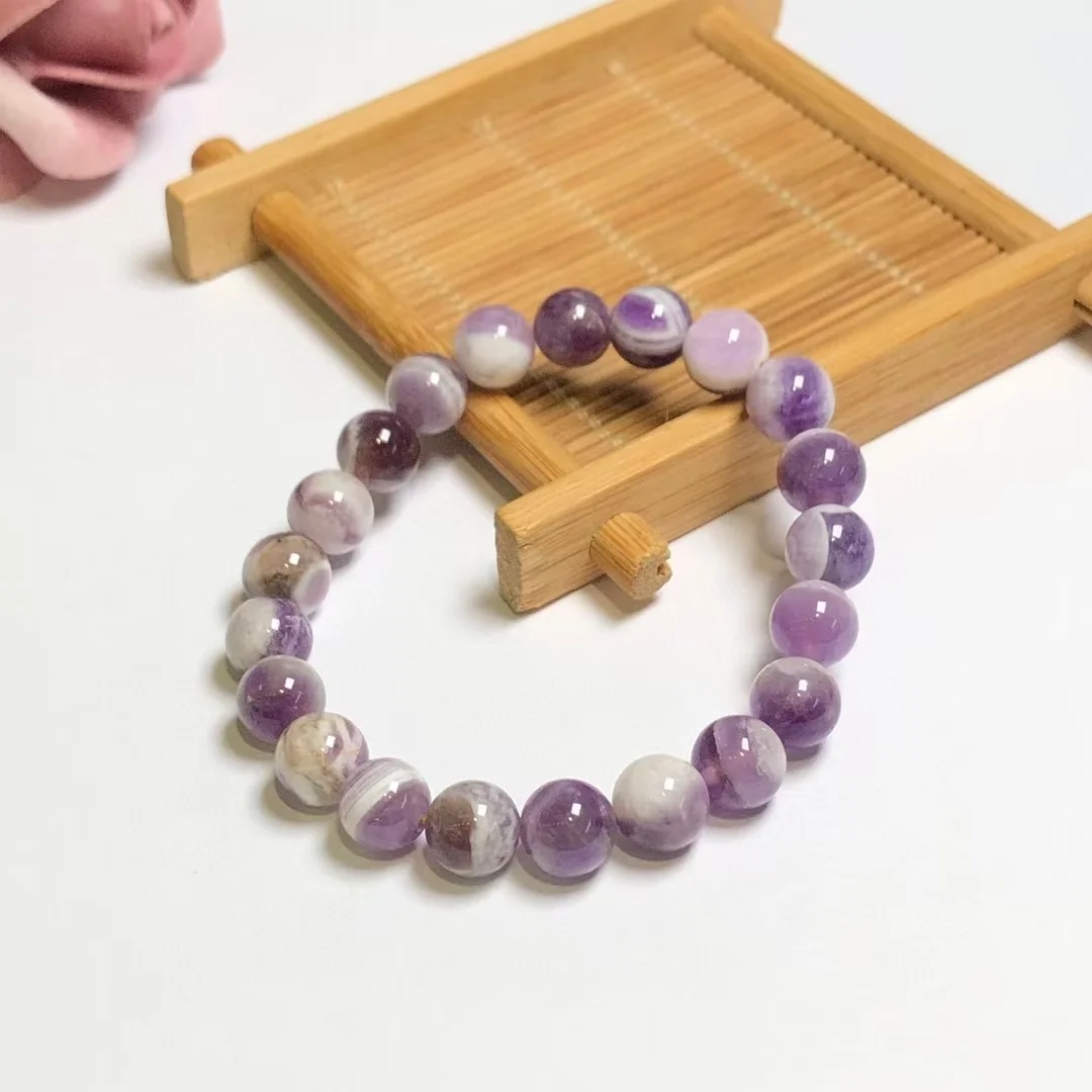 Dreamy Natural Amethyst Round Beaded Bracelet For Women Natural Stone Energy String Strand Necklaces Jewelry With Certification
Dreamy Natural Amethyst Round Beaded Bracelet For Women Natural Stone Energy String Strand Necklaces Jewelry With Certification