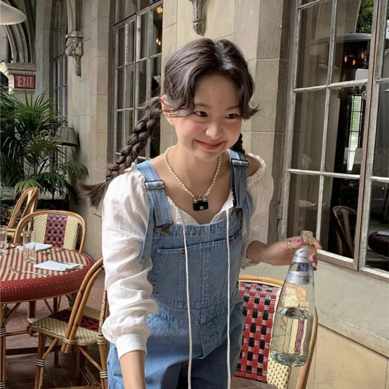 Cowboy overalls women's 2025 spring and autumn new style loose high waisted straight leg wide leg mopping jumpsuit pants
Cowboy overalls women's 2025 spring and autumn new style loose high waisted straight leg wide leg mopping jumpsuit pants