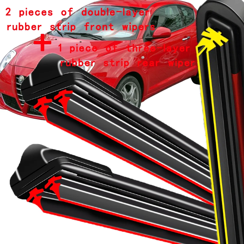 For Alfa Romeo MiTo 2008-2018 2009 2010 2011 2012 Wiper Front&Rear Wiper Blades Windshield Windscreen Window Brushes 26"+15"+12"
For Alfa Romeo MiTo 2008-2018 2009 2010 2011 2012 Wiper Front&Rear Wiper Blades Windshield Windscreen Window Brushes 26"+15"+12"