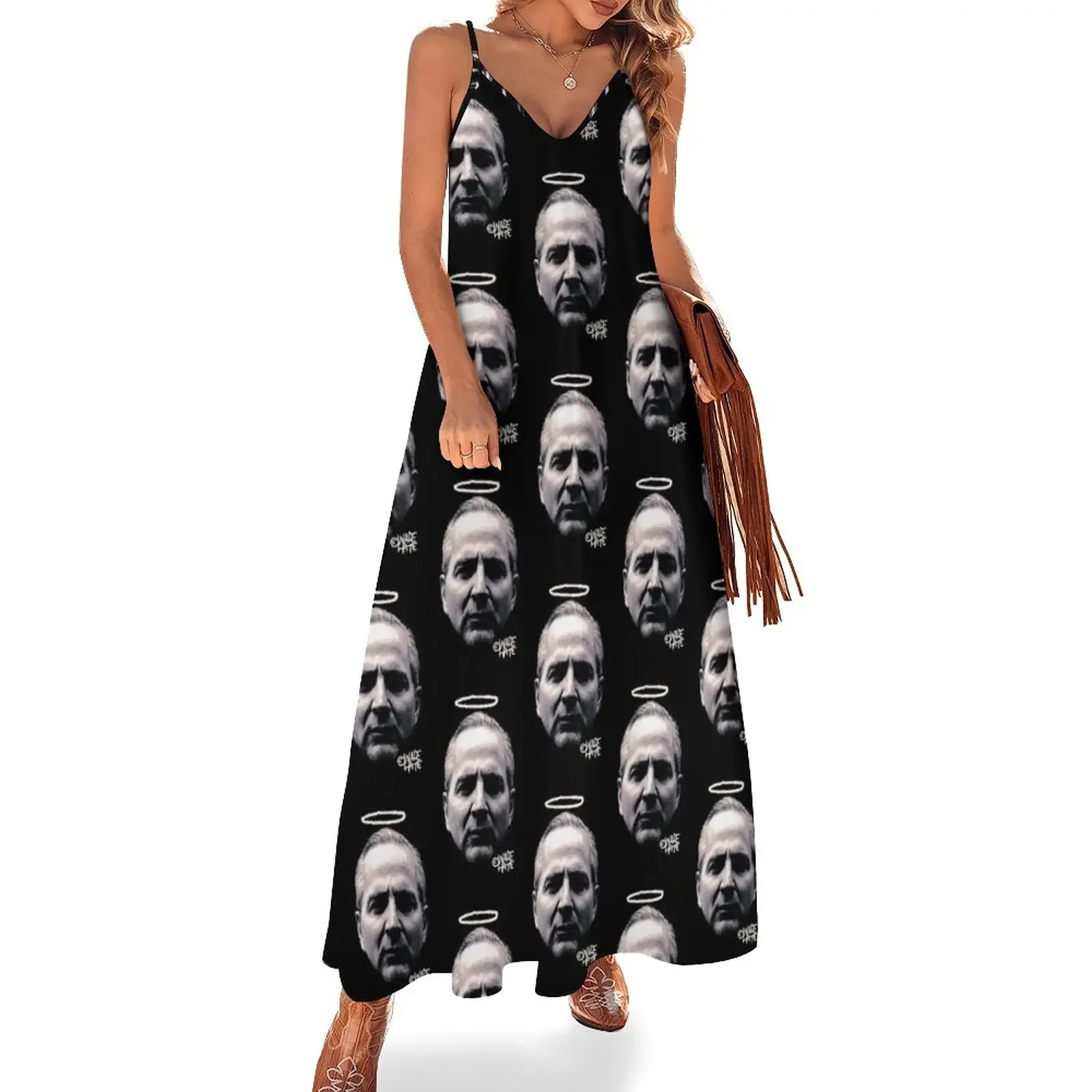 Wade Hate Face Sleeveless Dress summer outfits for women 2025 clothes for woman Dress
Wade Hate Face Sleeveless Dress summer outfits for women 2025 clothes for woman Dress