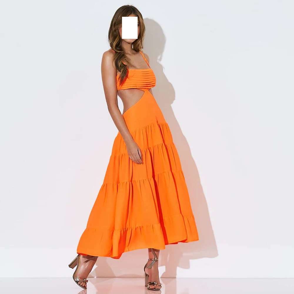 Elegant Party Dresses Woman 2024 Spaghetti Strap Ankle Length Solid Color Sleeveless Tiered ZIpper Back Straight Bridesmaid
Elegant Party Dresses Woman 2024 Spaghetti Strap Ankle Length Solid Color Sleeveless Tiered ZIpper Back Straight Bridesmaid