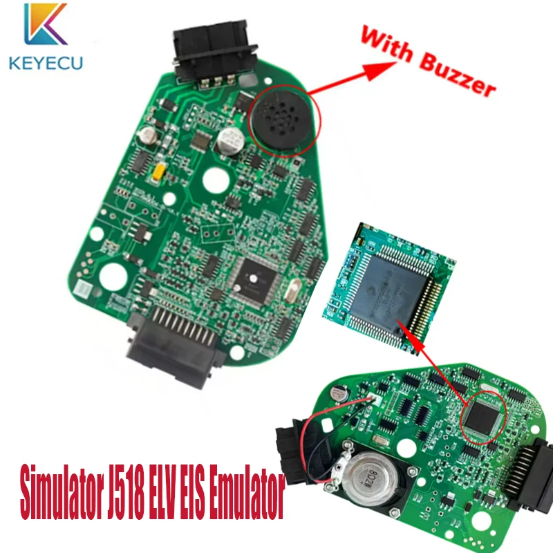 KEYECU J518 EIS Repair Kit with Buzzer ELV Simulator for Audi A6 Q7 Car Steering Wheel Lock Emulator For VW Touareg Phaeton
KEYECU J518 EIS Repair Kit with Buzzer ELV Simulator for Audi A6 Q7 Car Steering Wheel Lock Emulator For VW Touareg Phaeton