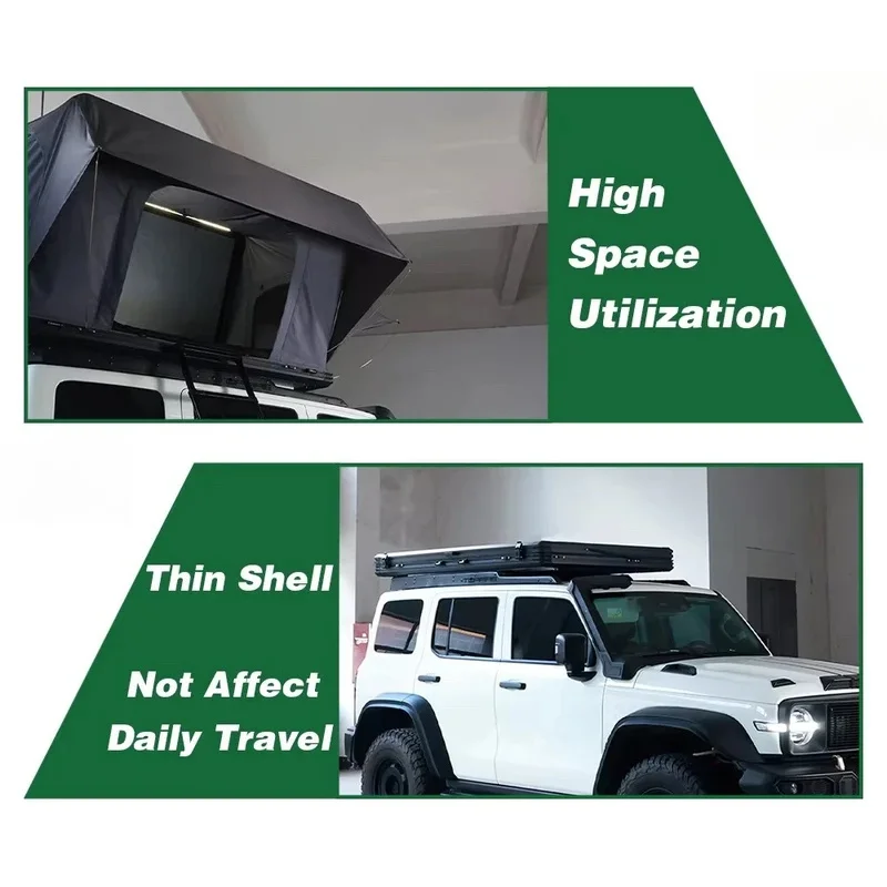 4-Person Aluminum Alloy Flip-Open Hard-Rooftop Tent — Built 4x4 Off-Road Camping
4-Person Aluminum Alloy Flip-Open Hard-Rooftop Tent — Built 4x4 Off-Road Camping
