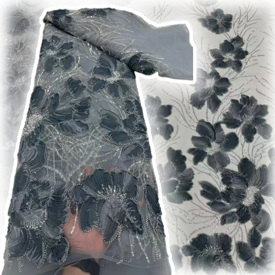 Red High-quality African Nigerian Elegant 3D Embroidered Fabric French Tulle Lace Fabric with Sequin for Party Wedding CC1489
Red High-quality African Nigerian Elegant 3D Embroidered Fabric French Tulle Lace Fabric with Sequin for Party Wedding CC1489