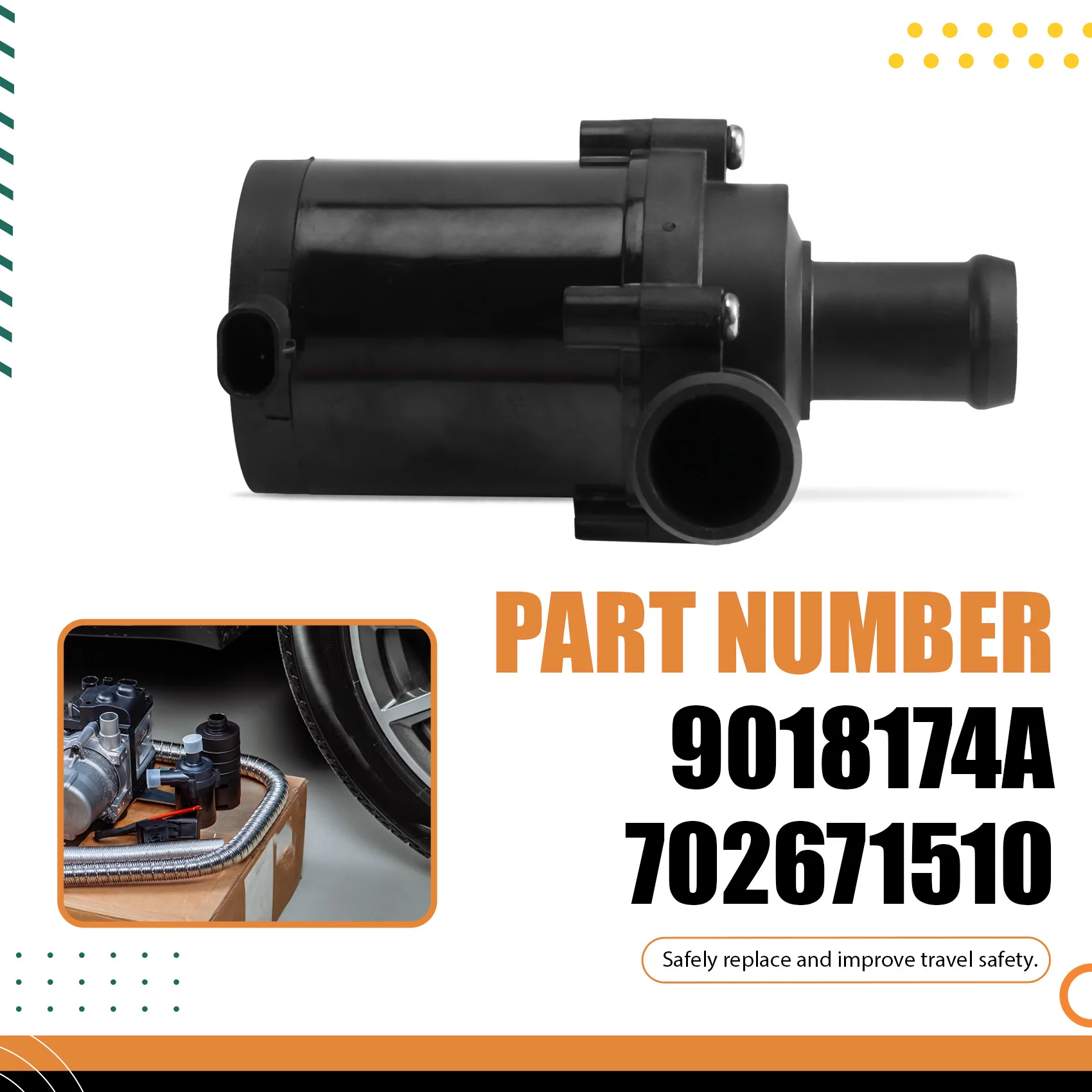 A82M-For Webasto For Car Replacement Parts 24V Electric Water Pump 9018174A 702671510 9018174B
A82M-For Webasto For Car Replacement Parts 24V Electric Water Pump 9018174A 702671510 9018174B