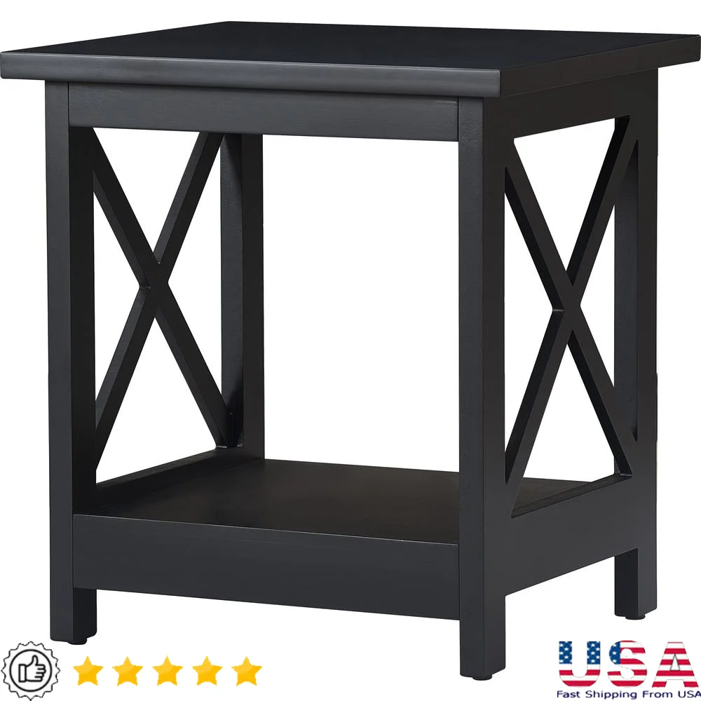 Modern Farmhouse Side Table with Storage X Shaped Lattice Accent Table Living Room Bedroom Nightstand 18.7lb Weight Capacity
Modern Farmhouse Side Table with Storage X Shaped Lattice Accent Table Living Room Bedroom Nightstand 18.7lb Weight Capacity