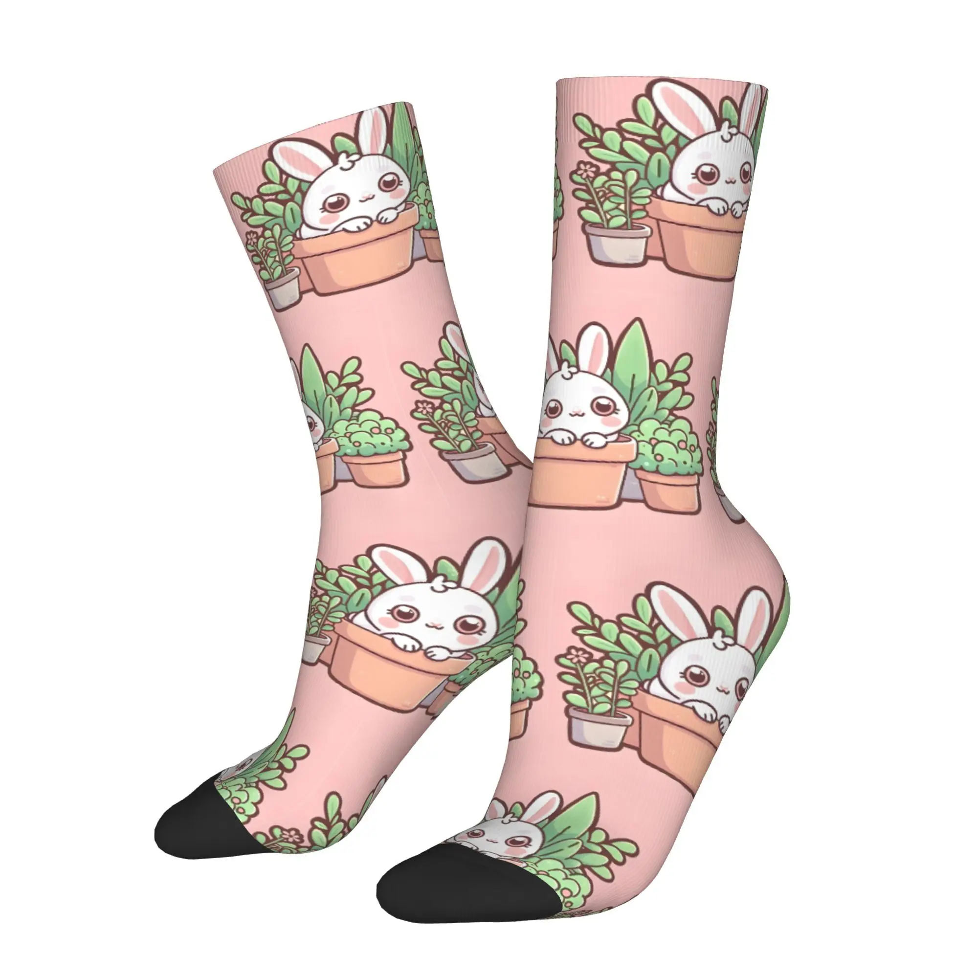 Носки Kawaii сезона для выращивания кролика, спортивные носки для покупок, пеших прогулок, путешествий, тренажерного зала, носки с мультяшным узором
Носки Kawaii сезона для выращивания кролика, спортивные носки для покупок, пеших прогулок, путешествий, тренажерного зала, носки с мультяшным узором