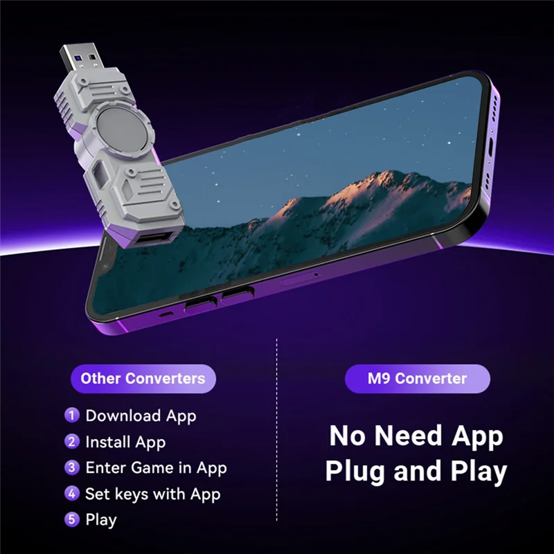 2025 New-1Set Mini Game Mobile Controller Converter For Mobile Phone Game Controller Keyboard Mouse Converter With Keyboard/Mous
2025 New-1Set Mini Game Mobile Controller Converter For Mobile Phone Game Controller Keyboard Mouse Converter With Keyboard/Mous