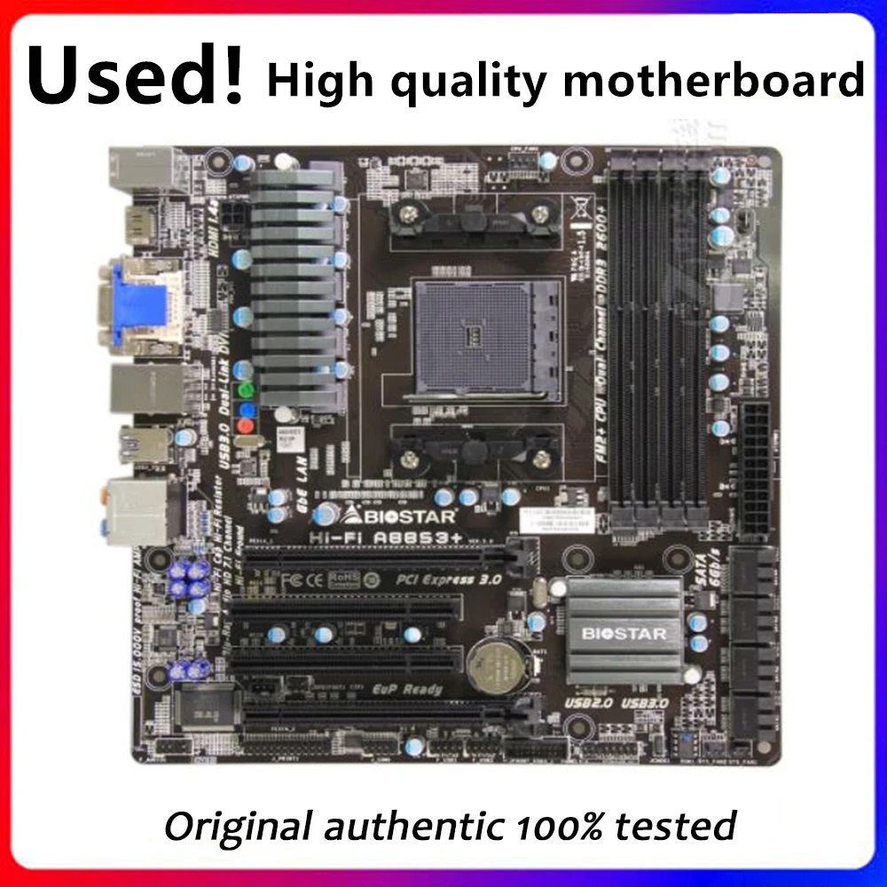 For Biostar Hi-Fi A88S3+ Motherboard Socket FM2 FM2+ DDR3 For AMD A88X Original Desktop Mainboard SATA III Used Mainboard
For Biostar Hi-Fi A88S3+ Motherboard Socket FM2 FM2+ DDR3 For AMD A88X Original Desktop Mainboard SATA III Used Mainboard