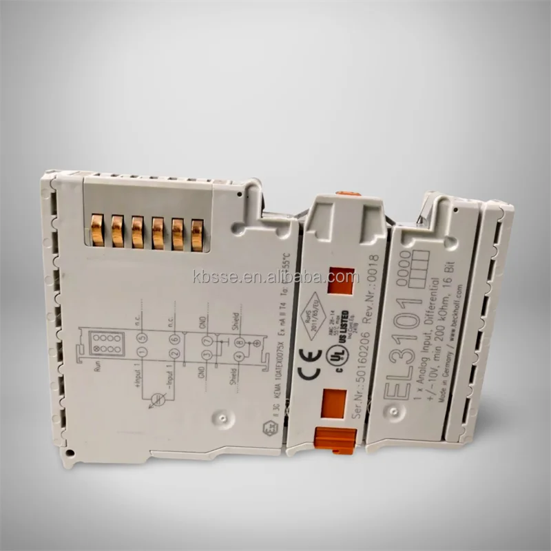 In Stock EtherCAT Beckhoff Series PLC Controller New Original Warehouse Stock EL3101
In Stock EtherCAT Beckhoff Series PLC Controller New Original Warehouse Stock EL3101