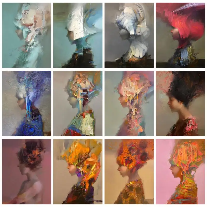 GATYZTORY Abstract Painting By Numbers Woman Coloring With Numbers On Canvas Acrylic Paints Fantasy Handpainted Picture Drawing
GATYZTORY Abstract Painting By Numbers Woman Coloring With Numbers On Canvas Acrylic Paints Fantasy Handpainted Picture Drawing