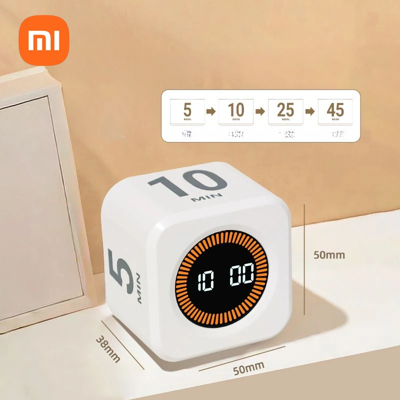 Xiaomi mijia Новый таймер с датчиком визуального гравитации, умный флип-напоминание о обратной отсчете, кухонный таймер может быть настроено
Xiaomi mijia Новый таймер с датчиком визуального гравитации, умный флип-напоминание о обратной отсчете, кухонный таймер может быть настроено