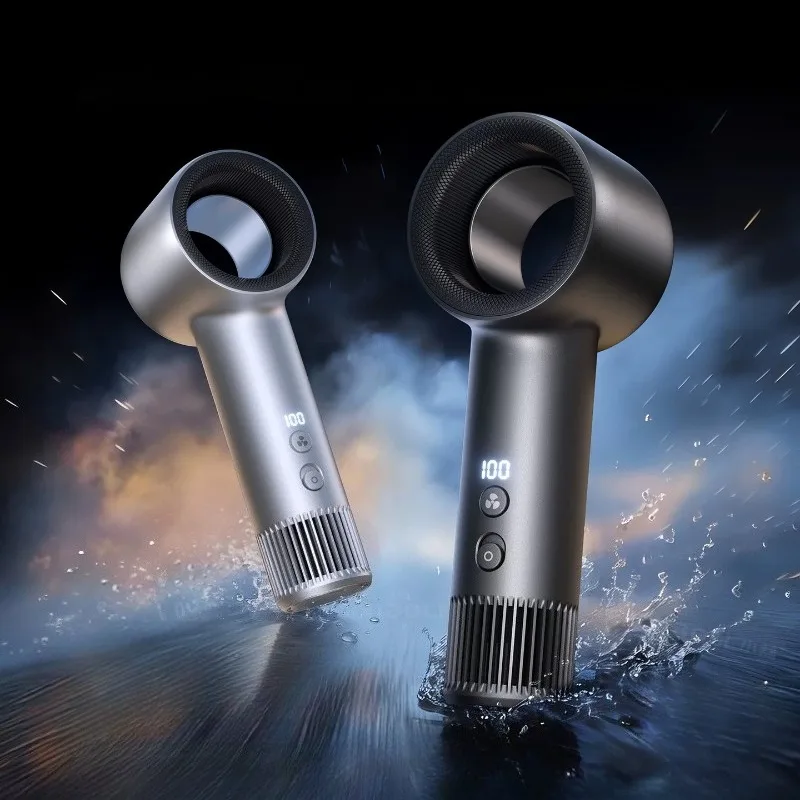 Bladeless Handheld Mini Fan Ice Cooling Portable Folding Neck Hanging Ultra Lightweight Quiet Long Battery Life Outdoor
Bladeless Handheld Mini Fan Ice Cooling Portable Folding Neck Hanging Ultra Lightweight Quiet Long Battery Life Outdoor