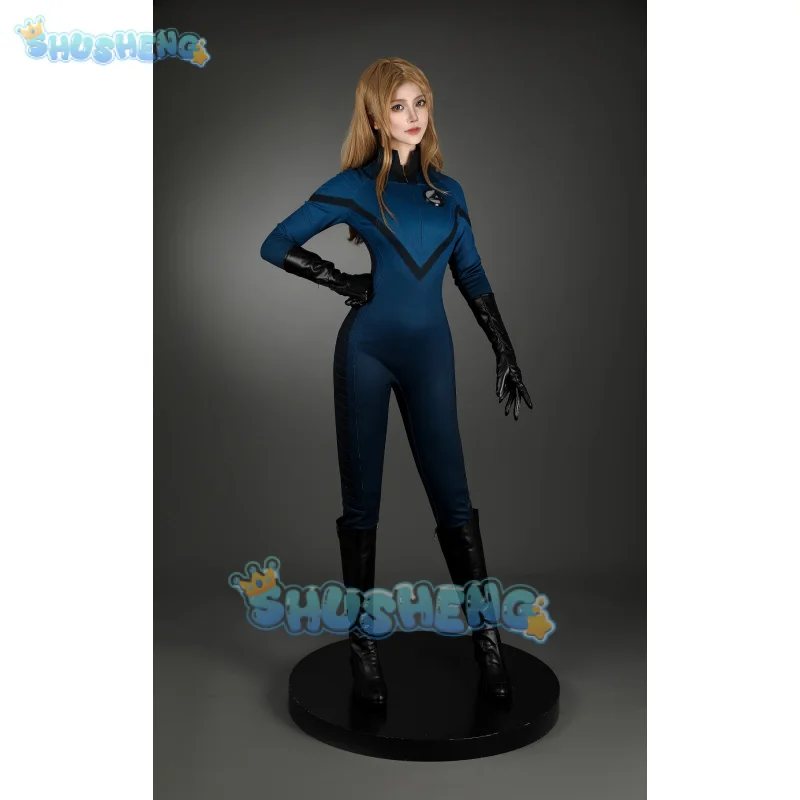 Фантастический четыре-невидимые женские костюмы для косплея Сьюзан Шторм, униформа на Хэллоуин, карнавал, вечеринку, Рождество, ролевая одежда
Фантастический четыре-невидимые женские костюмы для косплея Сьюзан Шторм, униформа на Хэллоуин, карнавал, вечеринку, Рождество, ролевая одежда