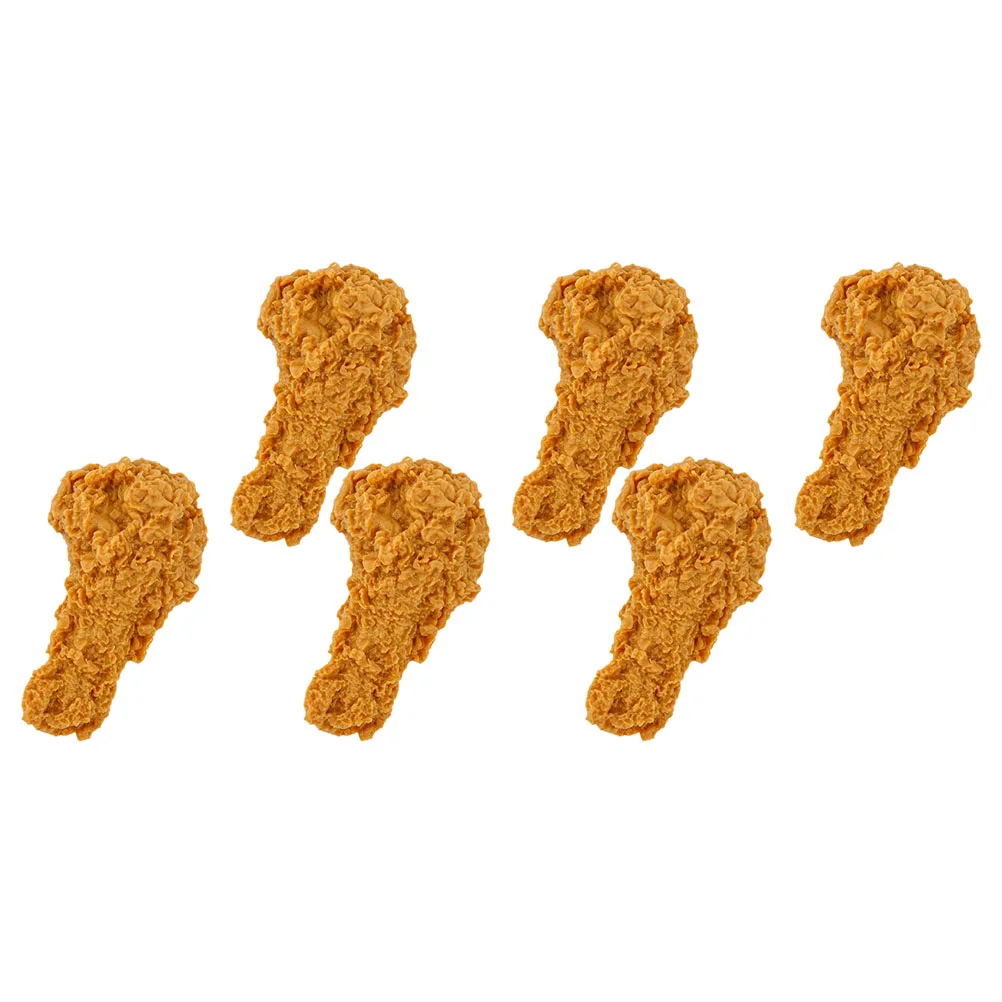6pcs Fried Chicken Playing House Props Legs Decoration Lifelike Props PVC Drumsticks Montessori Toys Education
6pcs Fried Chicken Playing House Props Legs Decoration Lifelike Props PVC Drumsticks Montessori Toys Education