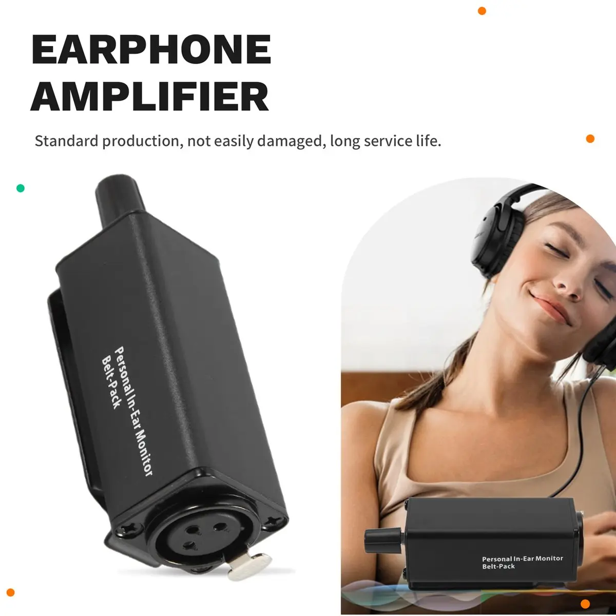 (BAAY) Mini Earphone Amplifier XLR Professional in Ear Stereo Personal Earphone Amplifier PM1 Portable HIFI Headphone Amplifier
(BAAY) Mini Earphone Amplifier XLR Professional in Ear Stereo Personal Earphone Amplifier PM1 Portable HIFI Headphone Amplifier