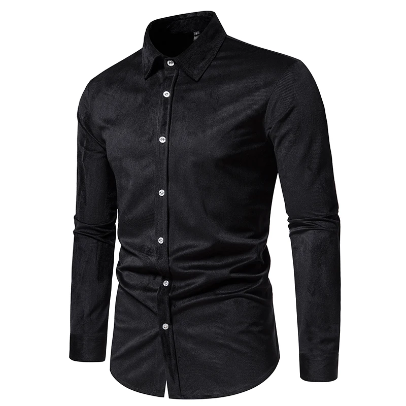 Spring and Autumn Corduroy Shirts for Men Casual Solid Color Long Sleeve Shirt Men
Spring and Autumn Corduroy Shirts for Men Casual Solid Color Long Sleeve Shirt Men