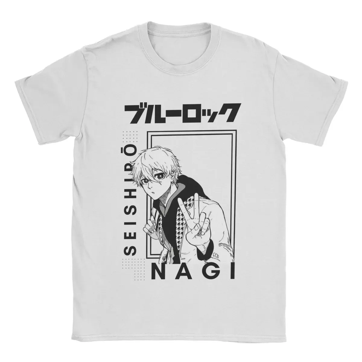 Japanese anime blue lock pattern print series summerT-shirt men's and women's casual 100% cotton round neck short-sleevedT-shirt
Japanese anime blue lock pattern print series summerT-shirt men's and women's casual 100% cotton round neck short-sleevedT-shirt