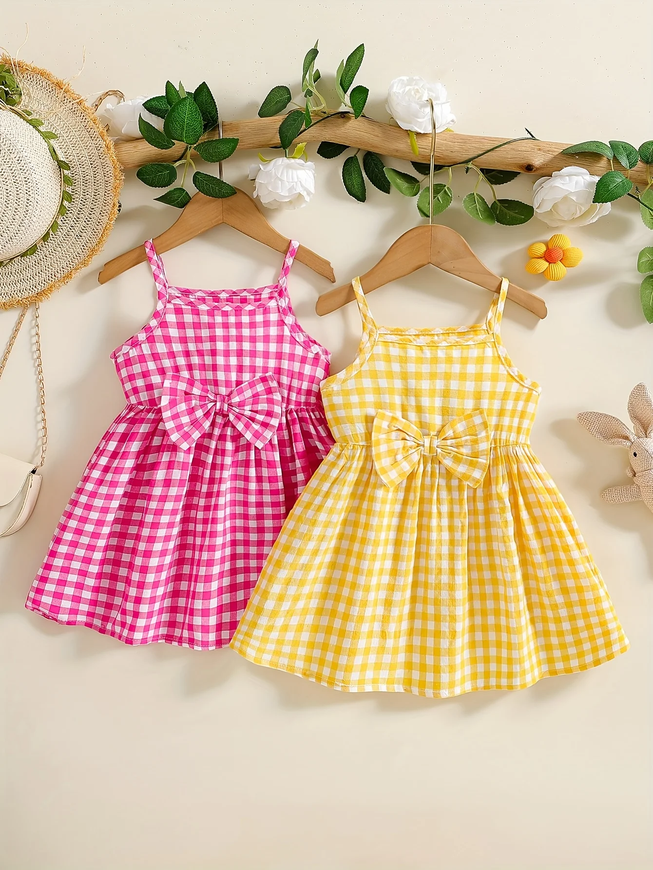 Комплект из 2 платьев-комбинезонов в клетку для девочек: идеально подходит для прогулок на свежем воздухе, подарок на День святого Валентина, подарок на день рождения для девочки
Комплект из 2 платьев-комбинезонов в клетку для девочек: идеально подходит для прогулок на свежем воздухе, подарок на День святого Валентина, подарок на день рождения для девочки