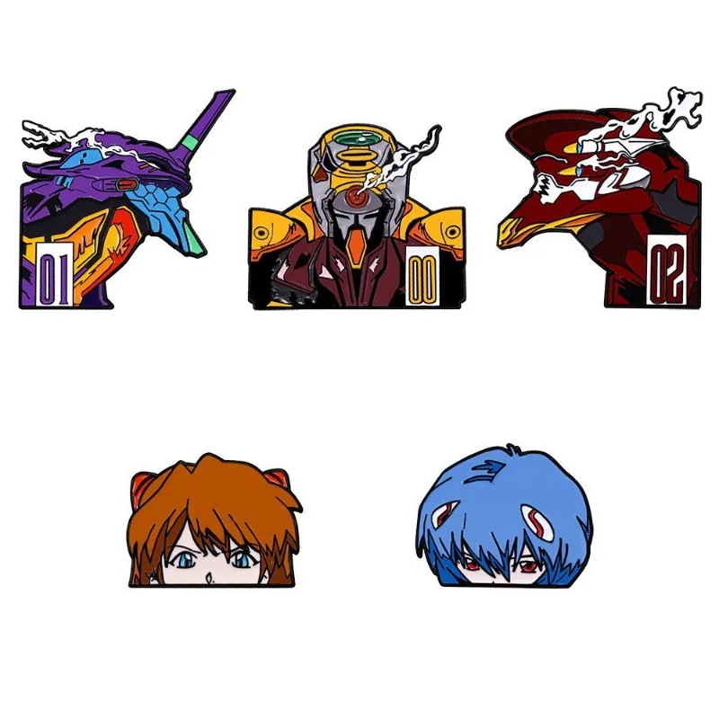 5pcs Neon Genesis Evangelion Anime Enamel Metal Brooch Cartoon Pin Lapel Comic Women Fashion Jewelry Cosplay Gift Accessories
5pcs Neon Genesis Evangelion Anime Enamel Metal Brooch Cartoon Pin Lapel Comic Women Fashion Jewelry Cosplay Gift Accessories