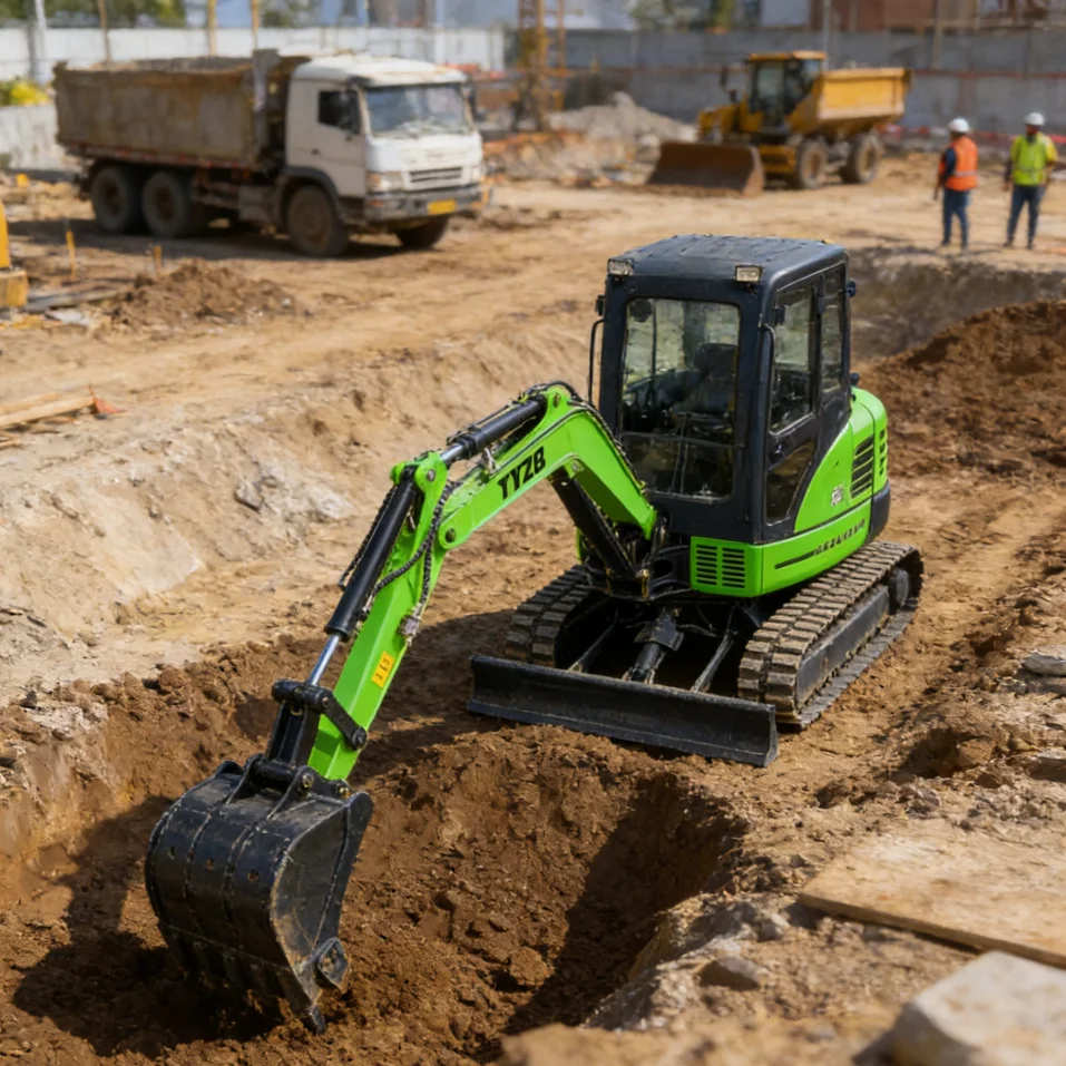 High Power Compact Engineering 3.5 Ton Mini Excavator for Road Construction & Foundation Work Fast Digging Customized
High Power Compact Engineering 3.5 Ton Mini Excavator for Road Construction & Foundation Work Fast Digging Customized