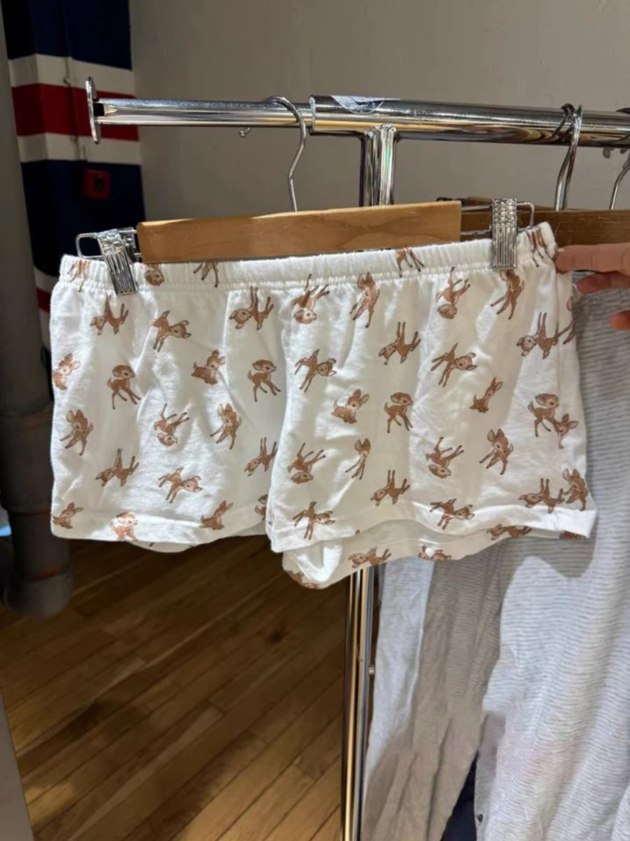 Cute Little Deers Pajama Shorts Women Elastic High Waist Straight Short Pants Summer Sweet Home Underwear New Y2k Sweatshorts
Cute Little Deers Pajama Shorts Women Elastic High Waist Straight Short Pants Summer Sweet Home Underwear New Y2k Sweatshorts