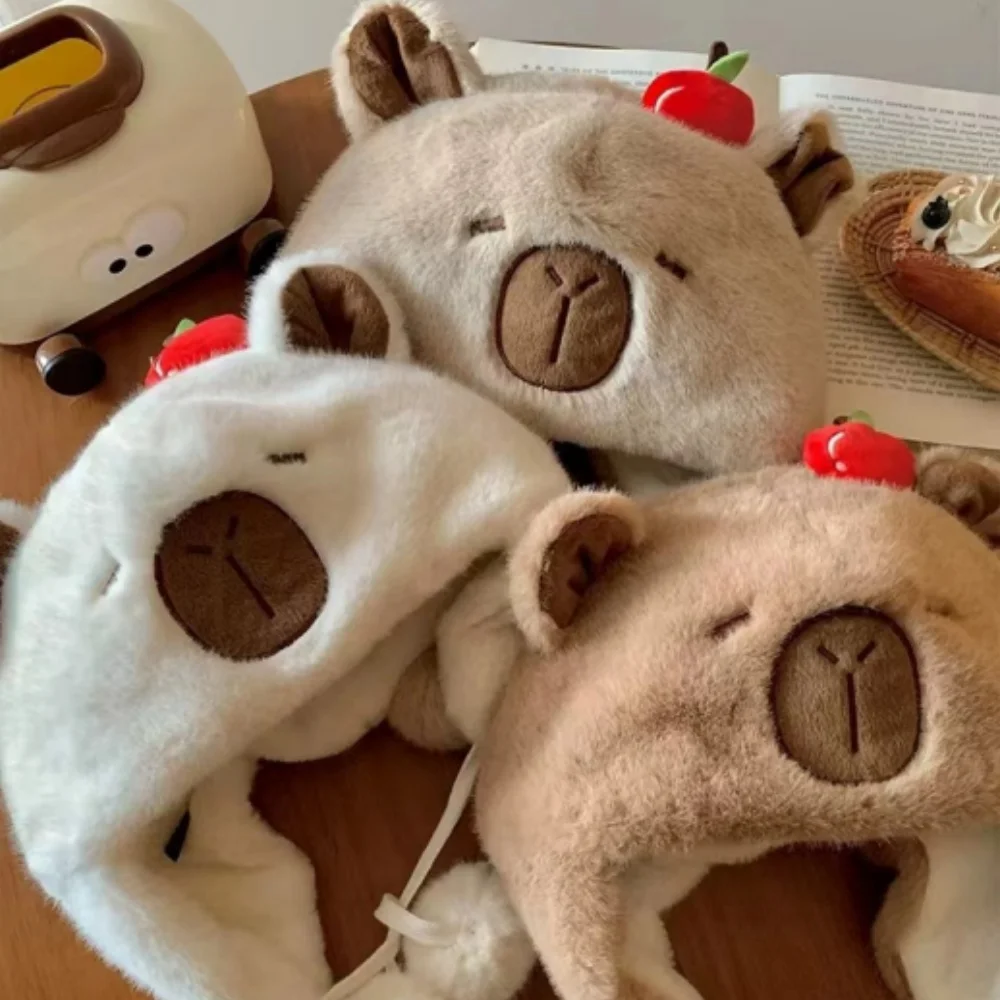 Winter Women'S Hat Cute Capybara Plush Hat Cartoon Pullover Hat Autumn Ear Hood For Cold Weather Winter Fashion Cycling
Winter Women'S Hat Cute Capybara Plush Hat Cartoon Pullover Hat Autumn Ear Hood For Cold Weather Winter Fashion Cycling