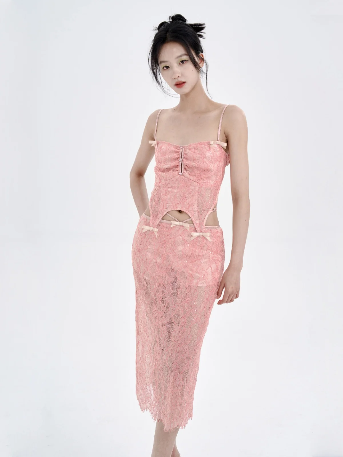 MildRate Original Low Waist Lace ter f Skirt Set Pastel Pink Romantic Student Work orm Faionable Two-Piece Suit
MildRate Original Low Waist Lace ter f Skirt Set Pastel Pink Romantic Student Work orm Faionable Two-Piece Suit