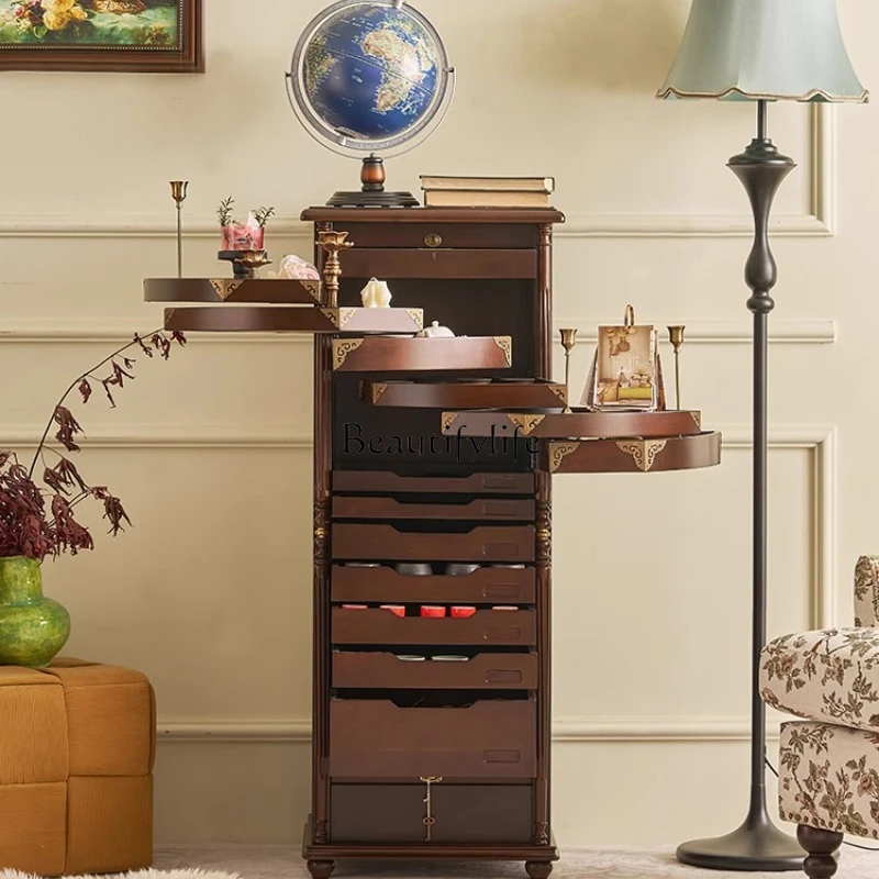 American All Solid Wood Side Cabinet Storage Medieval North American Cherry Wood Storage Cabinet Shelf
American All Solid Wood Side Cabinet Storage Medieval North American Cherry Wood Storage Cabinet Shelf