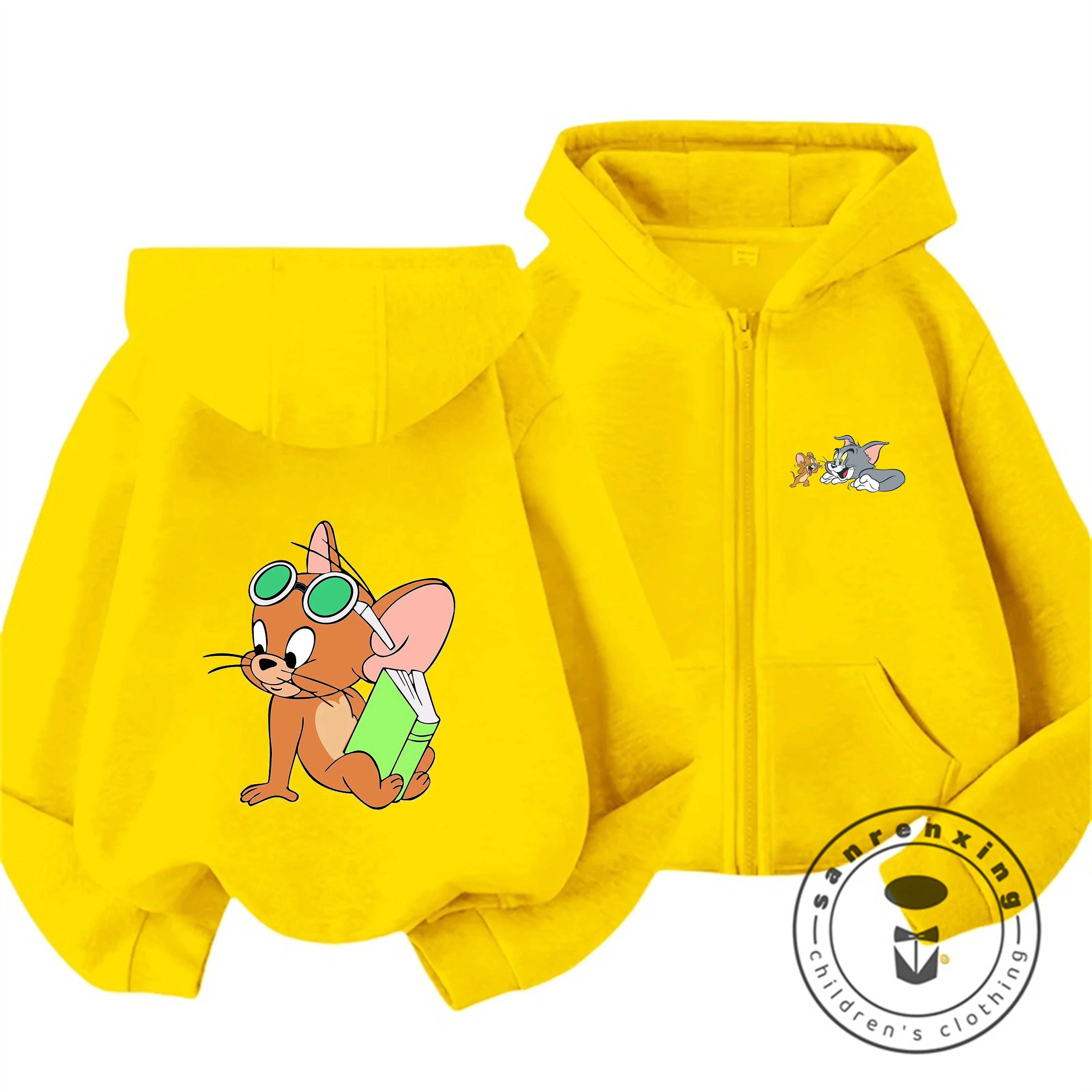 Ins Trendy Kids Clothes Cute Tom And Jerry Cartoon Zip Hoodie Minimalist Style For 3 14 Years Old Kids
Ins Trendy Kids Clothes Cute Tom And Jerry Cartoon Zip Hoodie Minimalist Style For 3 14 Years Old Kids