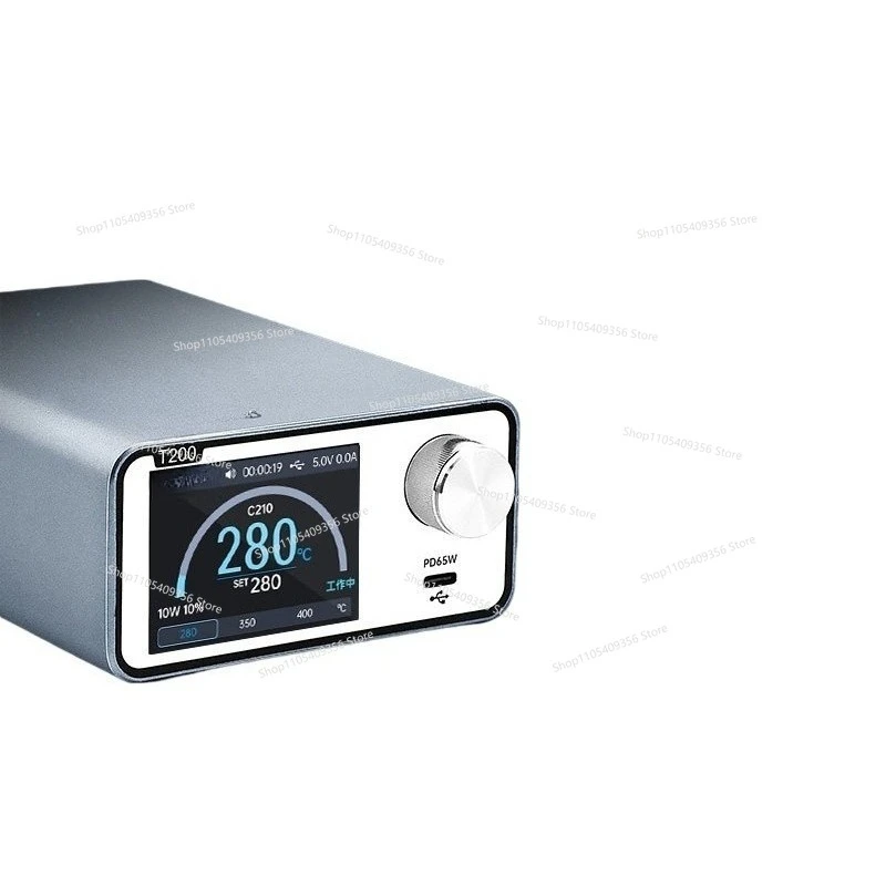 For T200 Intelligent Welding Table Electric Soldering Iron Constant Temperature Digital Display 160W Maintenance T12 C245 C210
For T200 Intelligent Welding Table Electric Soldering Iron Constant Temperature Digital Display 160W Maintenance T12 C245 C210