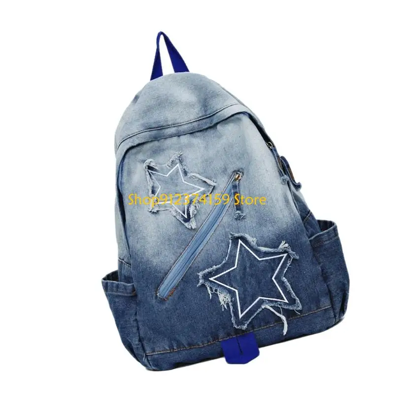 G5AE Denims Laptop Backpacks Casual Jean Backpacks Handbag Lightweight Travel Rucksack
G5AE Denims Laptop Backpacks Casual Jean Backpacks Handbag Lightweight Travel Rucksack